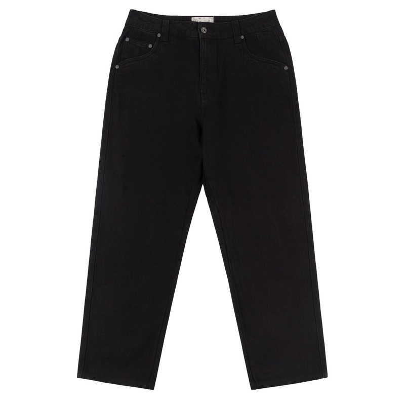 Dime Classic Relaxed Denim Pant – Black X-Small