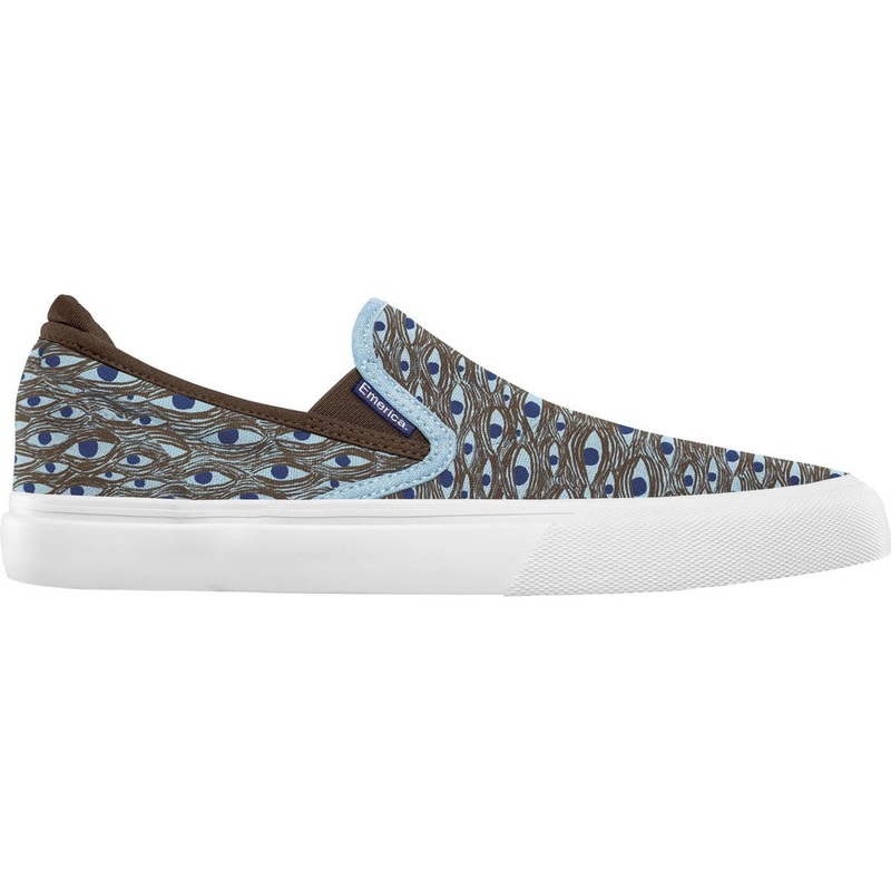 Emerica Shoes Wino G6 Slip-On X Templeton Skate Shop Day – Brown/Blue 9 Black