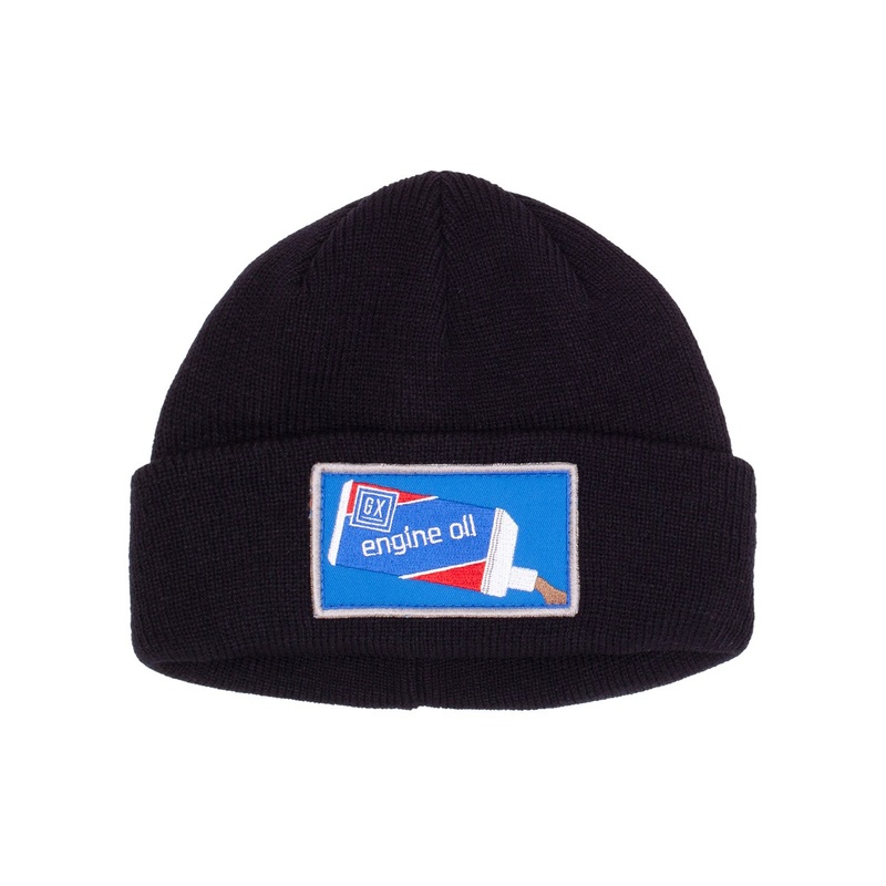 GX1000 Engine Oil Beanie O/S Black