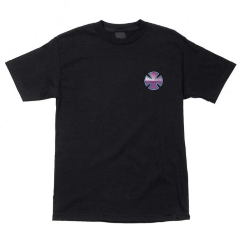 INDY T-SHIRT PURPLE CHROME MED