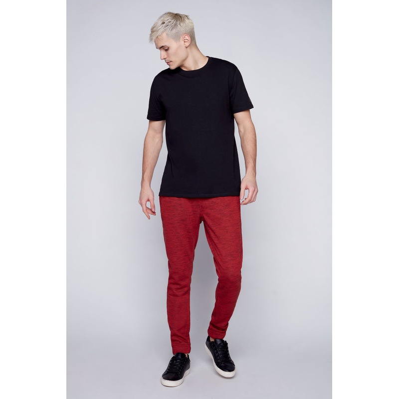 JAGGER – 5 Pocket Fleece Jogger – Heather Red 28(XS)