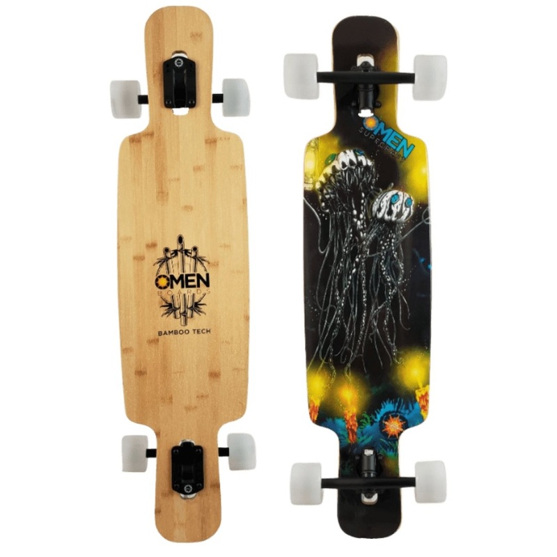 Omen: 38″ Electric Jelly Longboard Complete