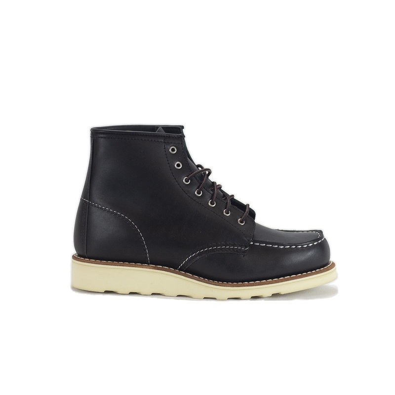Red Wing Heritage 3373 Classic Moc Boot – Black 6.0 US
