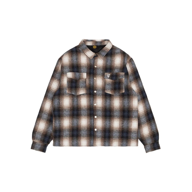 Sexhippies Insulated Snap Flannel Shirt M