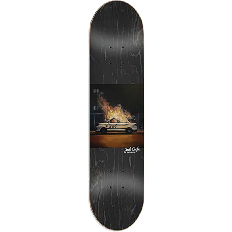 Skate Mental Jack Curtin Cop Car Assorted Stains Skateboard Deck