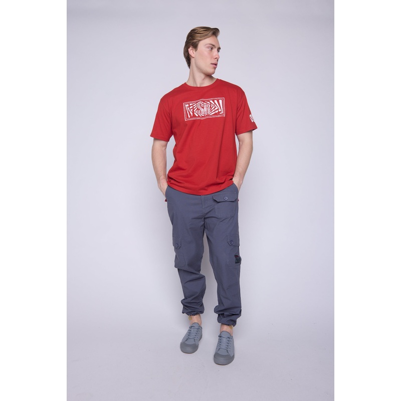Spiral Box T-Shirt – Red S