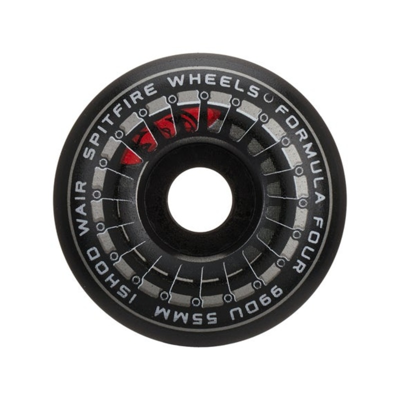 SPITFIRE F4 99A ISHOD BURNOUT 2- BLACK (55MM) 55MM