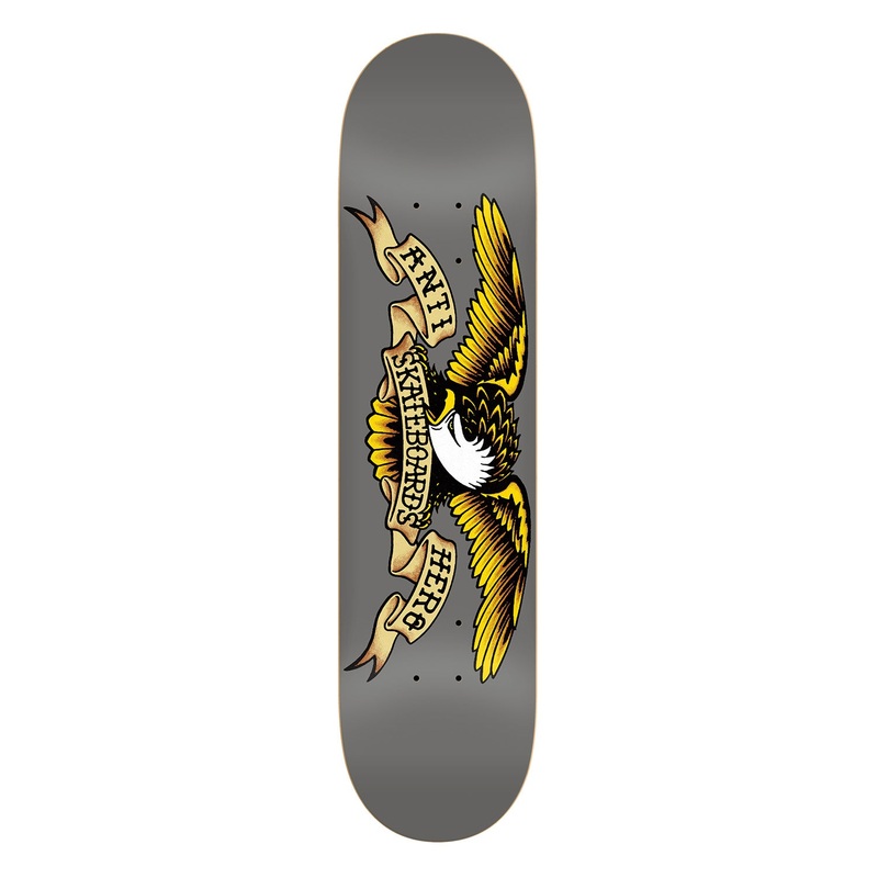 Antihero Classic Eagle Deck 8.25″ Grey