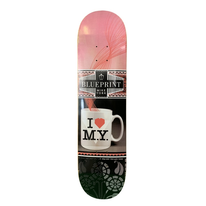 Blueprint Mike York Coffee Mug Pink 7.75″ Classic Skateboard Deck