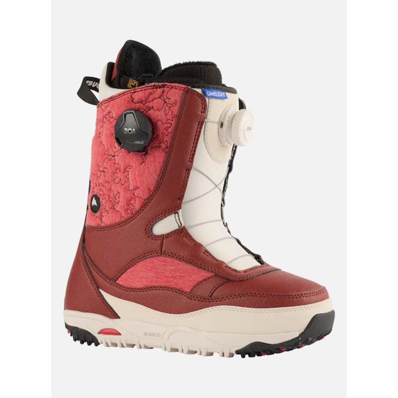 Burton 2023 Limelight BOA Boot – Red/Stout White 5.0W US