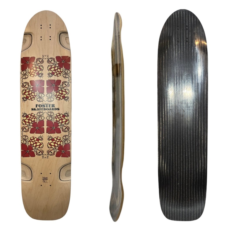 Foster: Vulcan Carbon Longboard Skateboard Deck