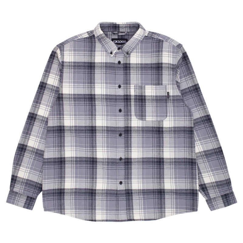 GX-1000 – Flannel Long Sleeve Button Down – Shirt Medium