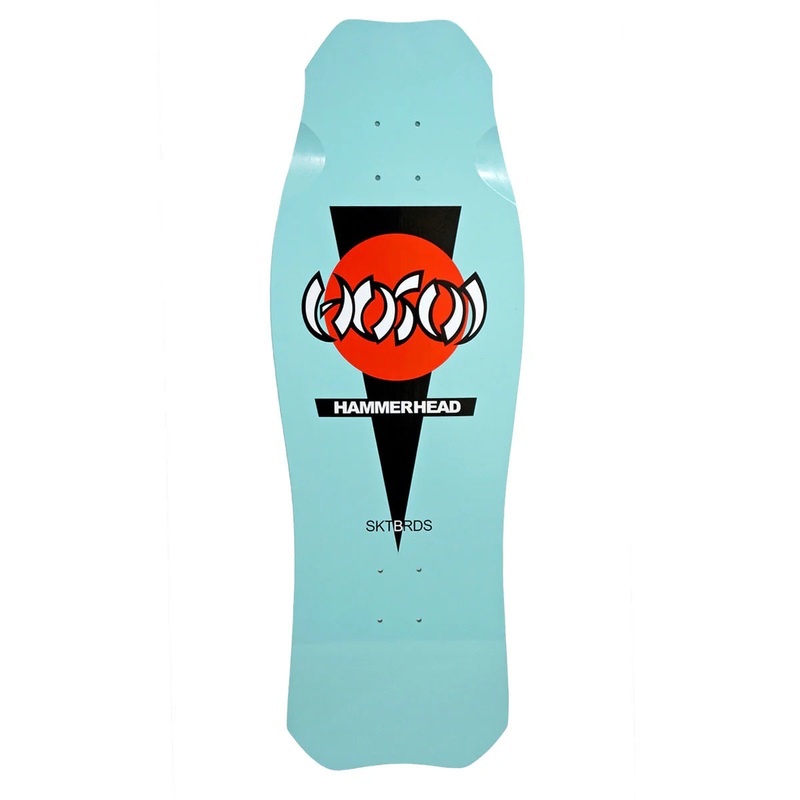 Hosoi O.G. Hammerhead Skateboard Deck – 10.5 Turquoise