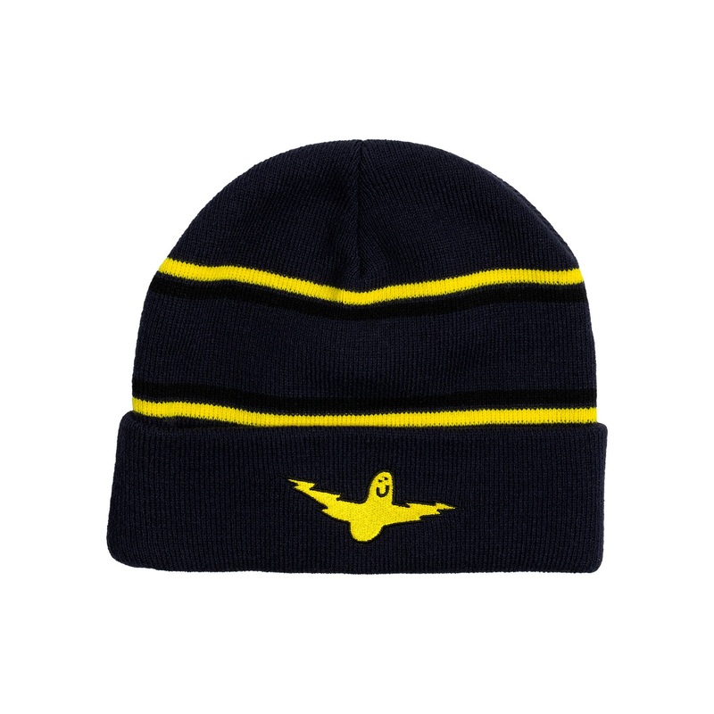 Krooked Bird Lightning Cuff Beanie O/S Navy