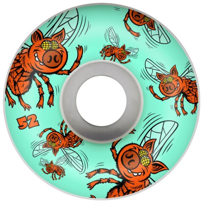PIG WHEELS – PIGS FLY 101A (52MM) – WHITE 52MM