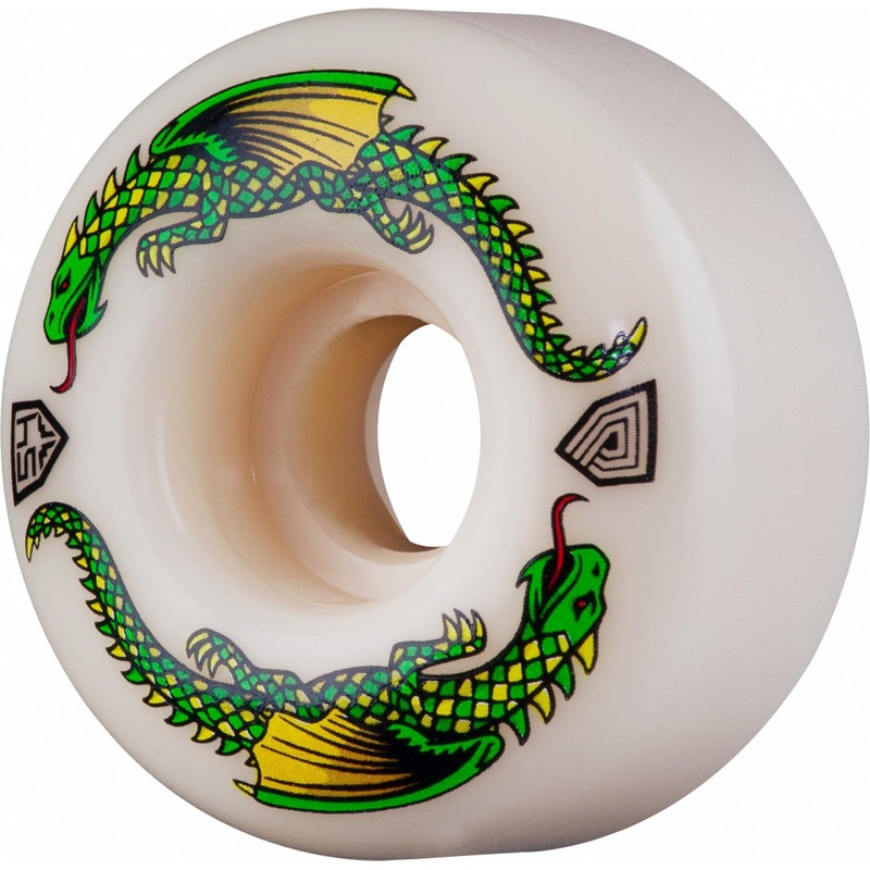 Powell Peralta Dragon Formula Wheels 54x34mm 93A – Green Dragon (Set of 4)