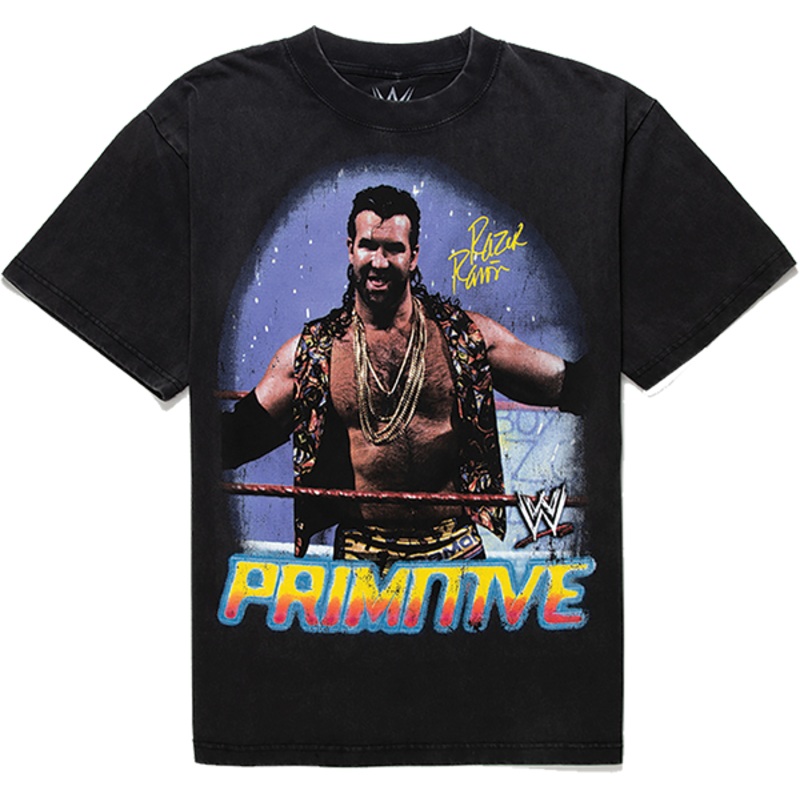 PRIMITIVE WWE RAZOR HEAVYWEIGHT SS BLACK S