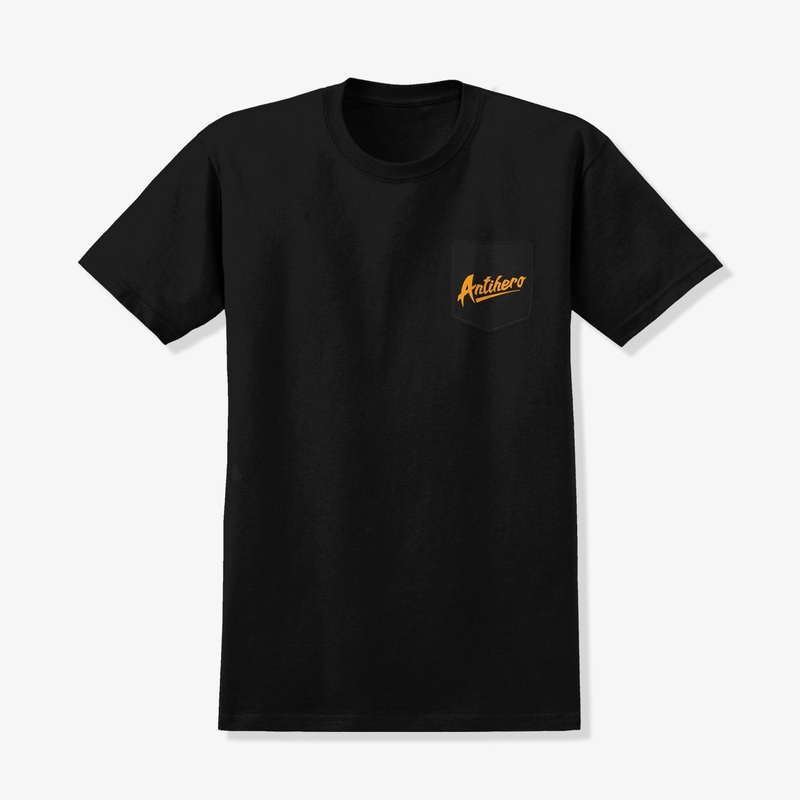 Refrescos Pocket Tee (Black/Yellow) SMALL