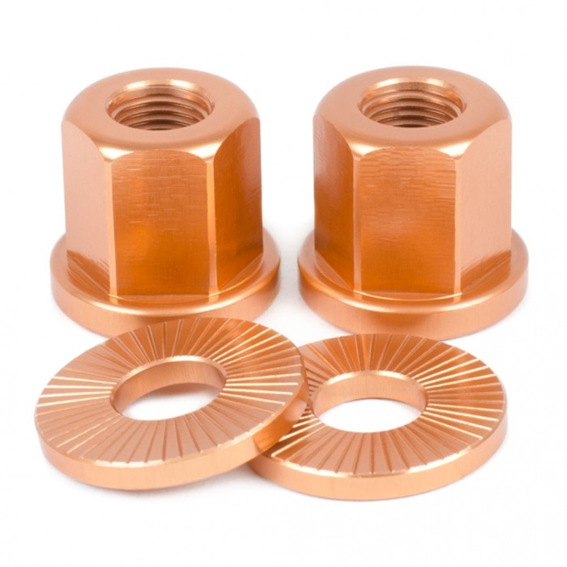 Shadow Conspiracy Featherweight Alloy Axle Nuts 3/8″ – Copper