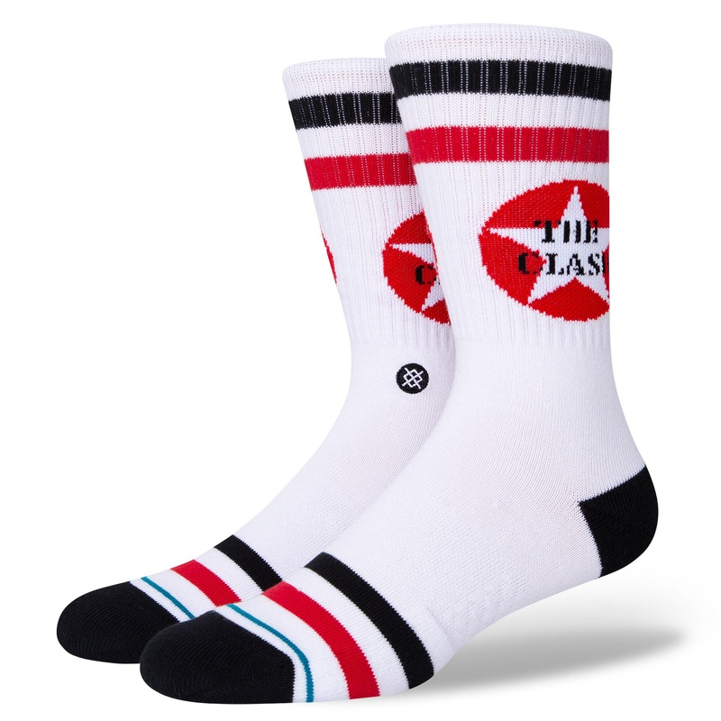 STANCE SOCKS – CLAMPDOWN WHITE LARGE