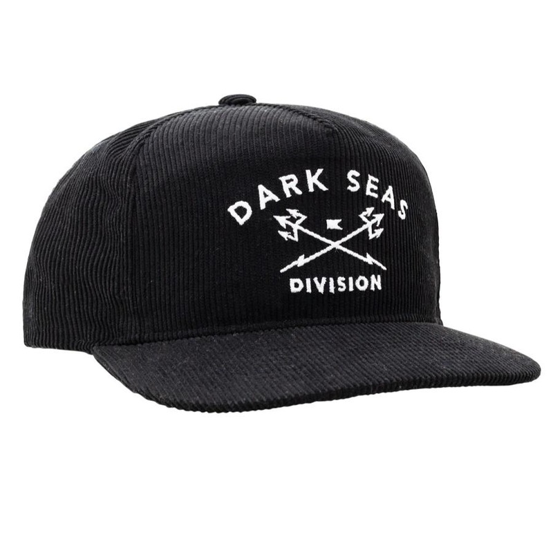 DARK SEAS TRIDENTS CORDUROY SNAPBACK BLACK