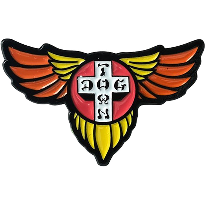 DOGTOWN WINGS ENAMEL PIN