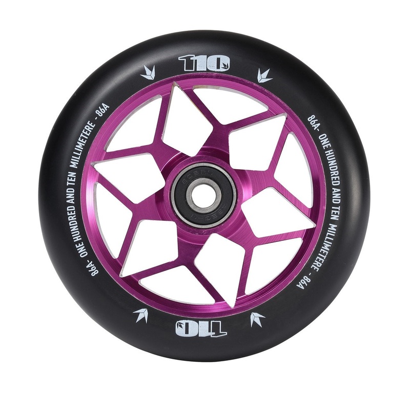 Envy Diamond Scooter Wheel 110mm – Purple (Pair)