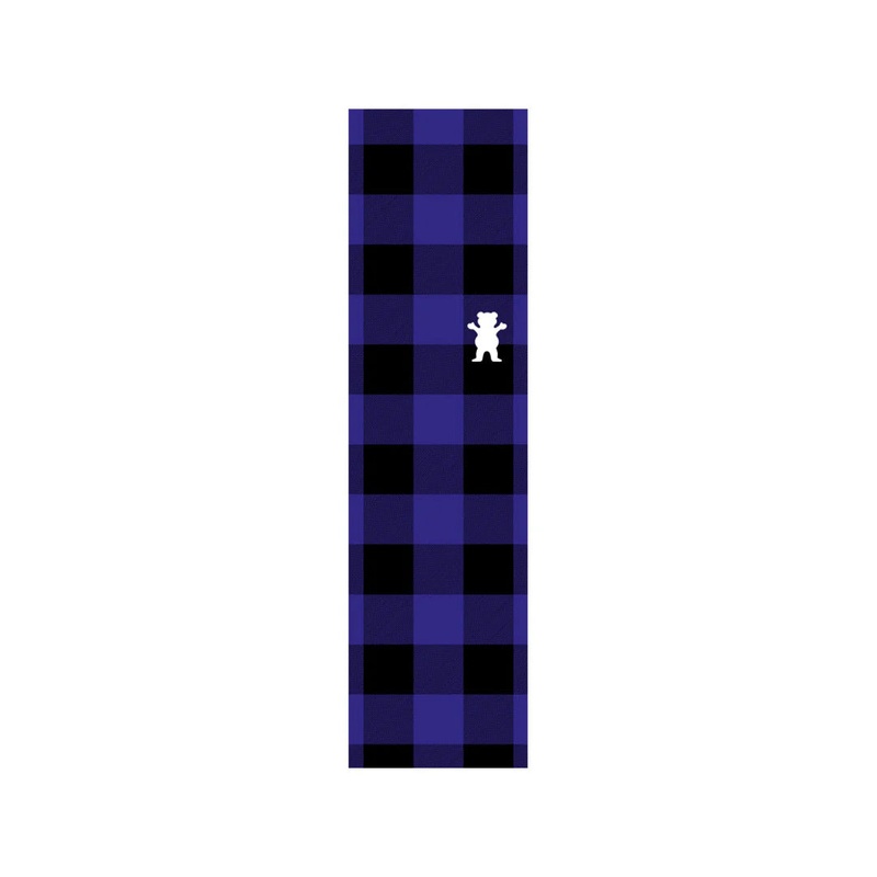 Grizzly Griptape Lumberjack Plaid Single Sheet – Navy