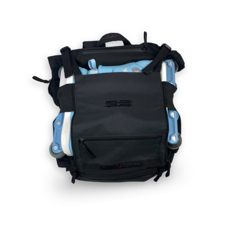Ground Control Rolltop Backpack – Black