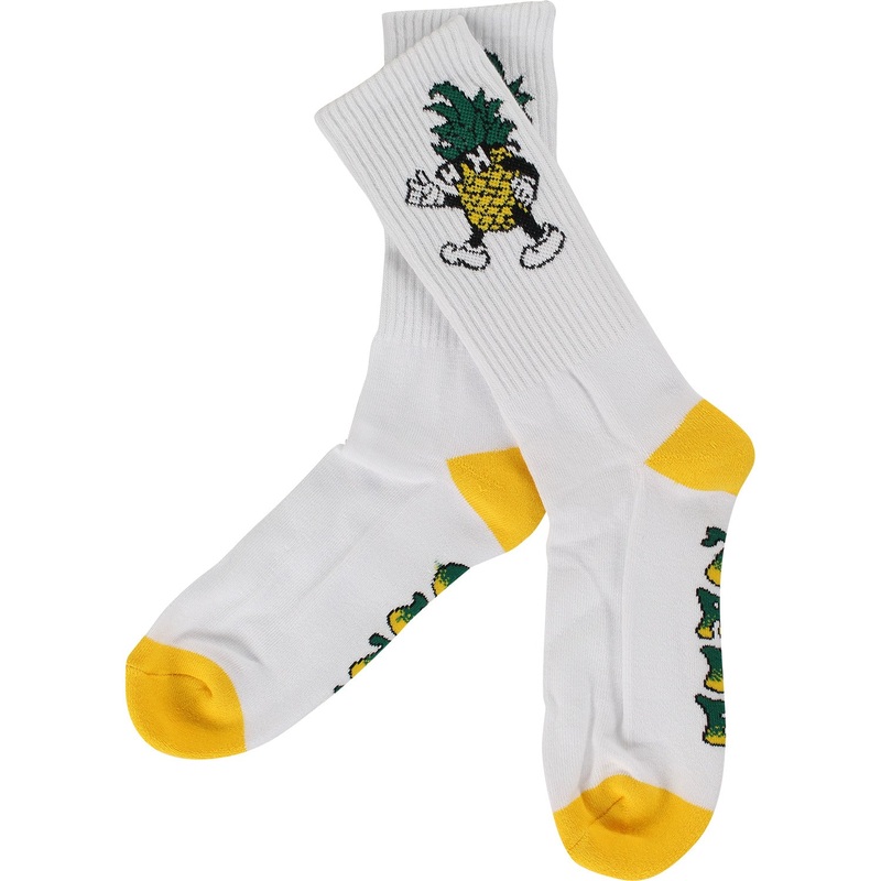 HAPPY HOUR SOCKS MR. PINAPPLE WHITE