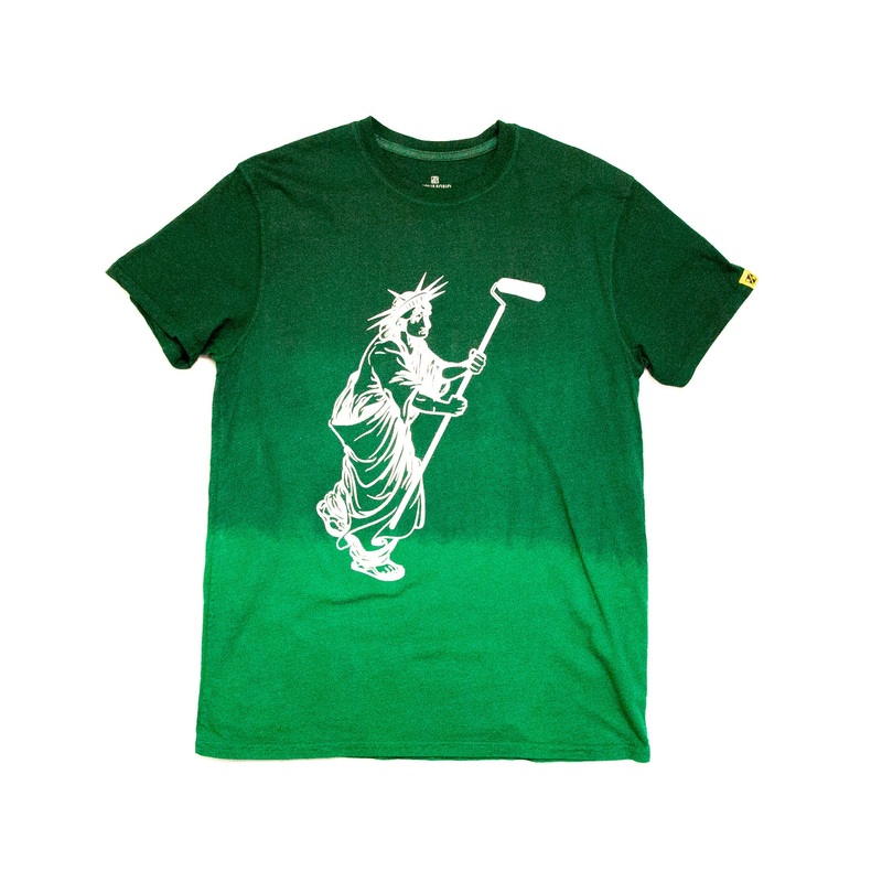 Liberty & Hustle T – Dipped Green XSmall