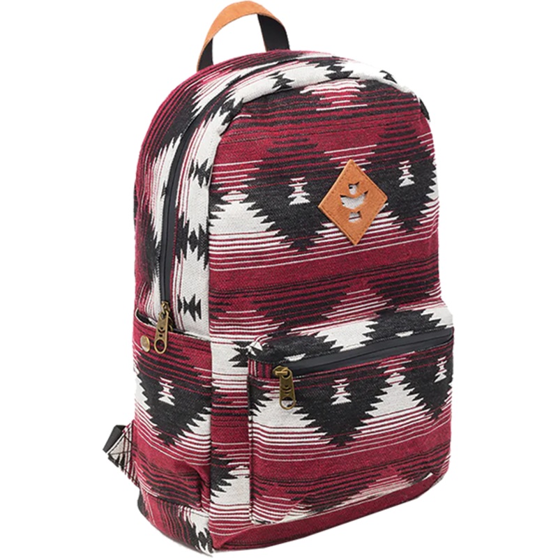 REVELRY EXPLORER BACKPACK PATTERN MAROON 18L