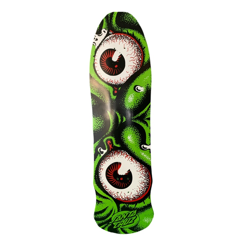 Santa Cruz Rob Roskopp Eyes Green Classic Longboard Deck