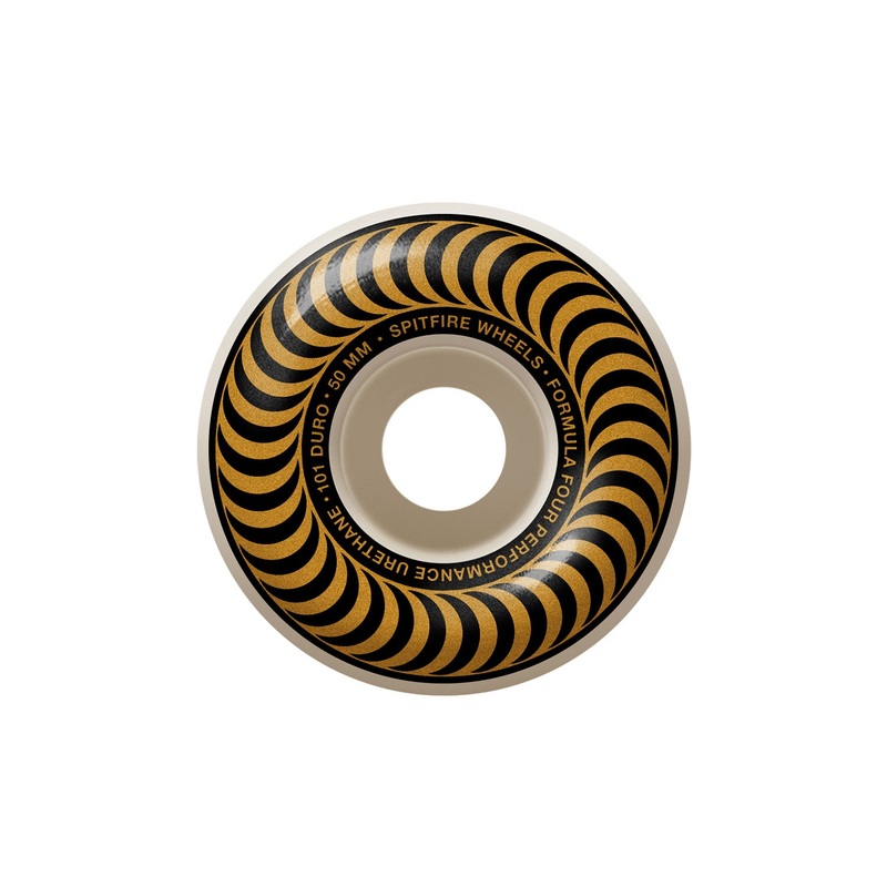 Spitfire Formula Four Classic Swirl Wheel 101DU 50mm Natural