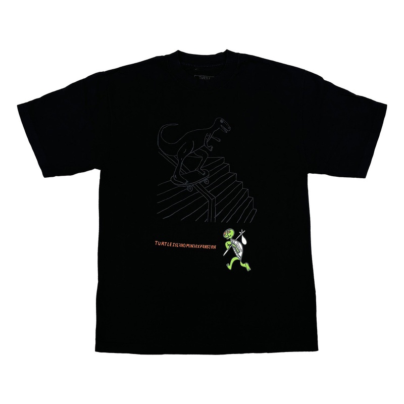 Turtle Island Mind Expansion Back Board T-Shirt S Black