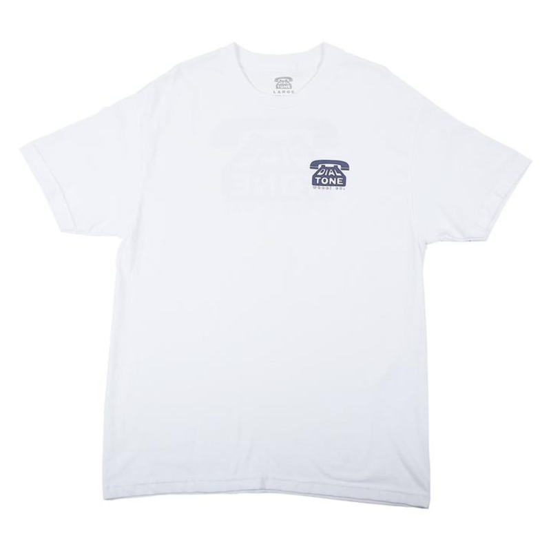 DIAL TONE TEE – DIAL – WHITE MEDIUM