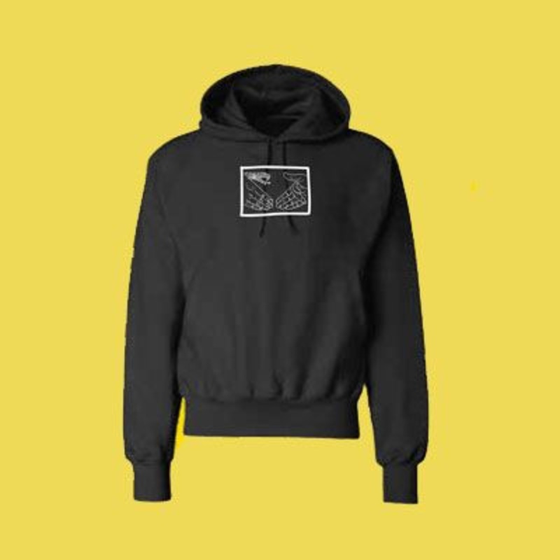 DOOMSAYERS  SNAKE SHAKE HOODY – BLACK MEDIUM