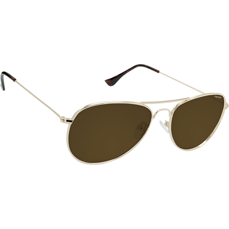 NECTAR SUNGLASSES KITTY HAWK METAL/AMBER GOLD