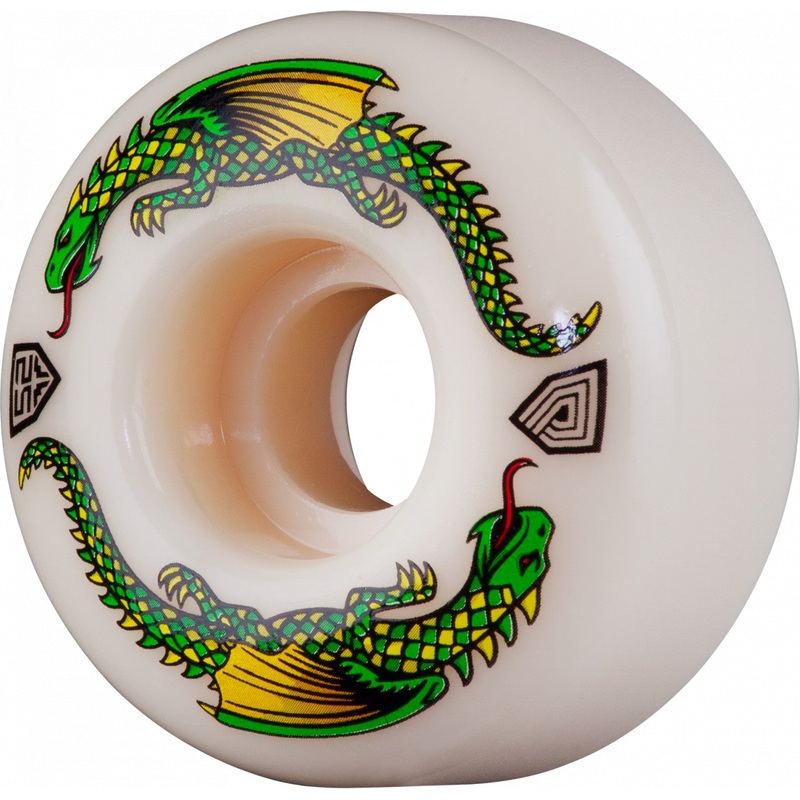 Powell Peralta Dragon Formula Wheels 52x31mm 93A – Green Dragon (Set of 4)