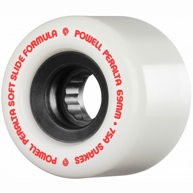 Powell Peralta Wheels Snakes 69mm 75a – White (Set of 4)
