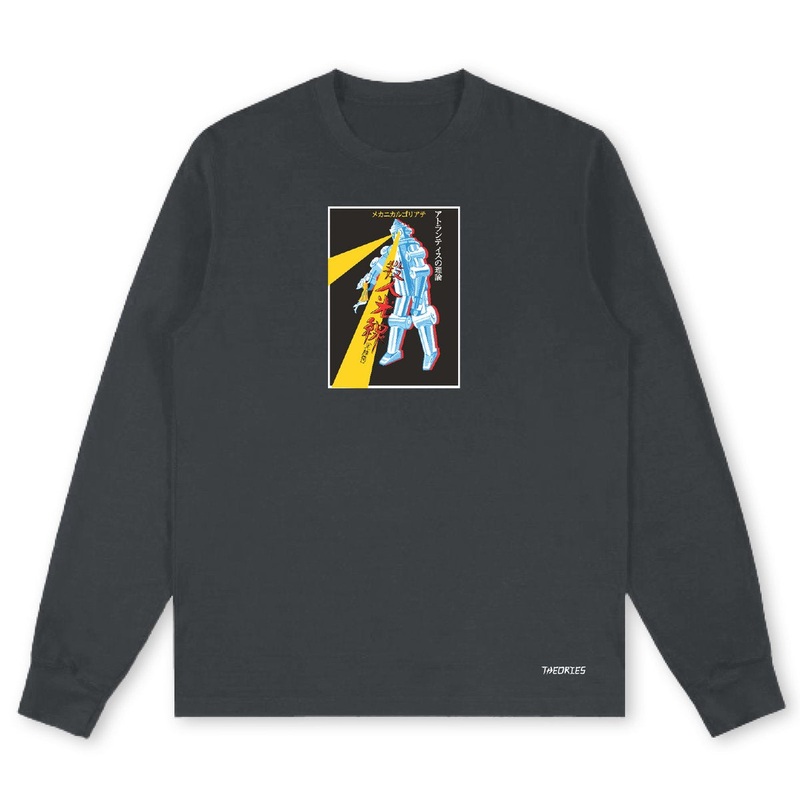 THEORIES L/S TEE- KILLER BEAM PEWTER