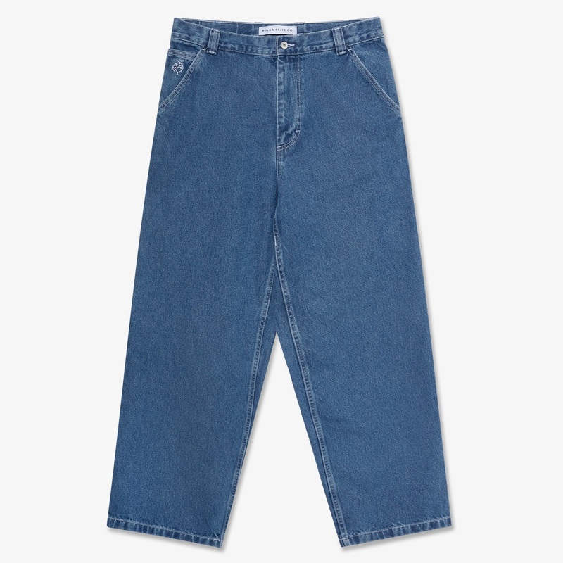 Big Boy Work Pants (Blue Wash) X-SMALL