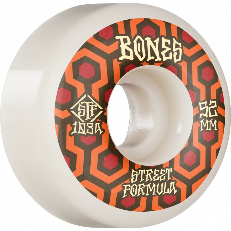 Bones STF Retros V1 Standard 52mm 103a Wheels – White (Set of 4)