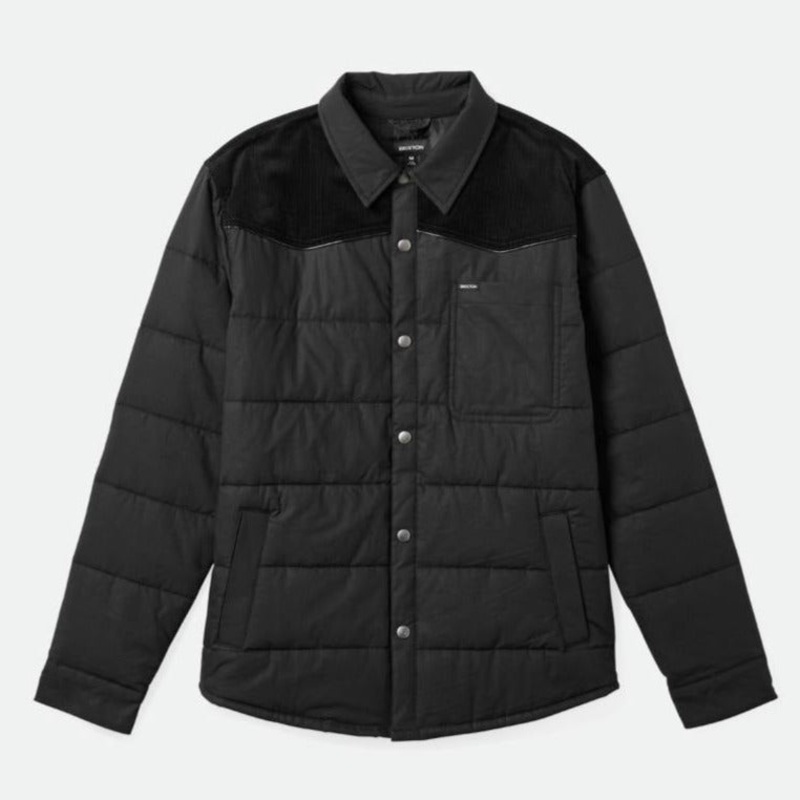 BRIXTON CASS JACKET BLACK/BLACK CORD SMALL