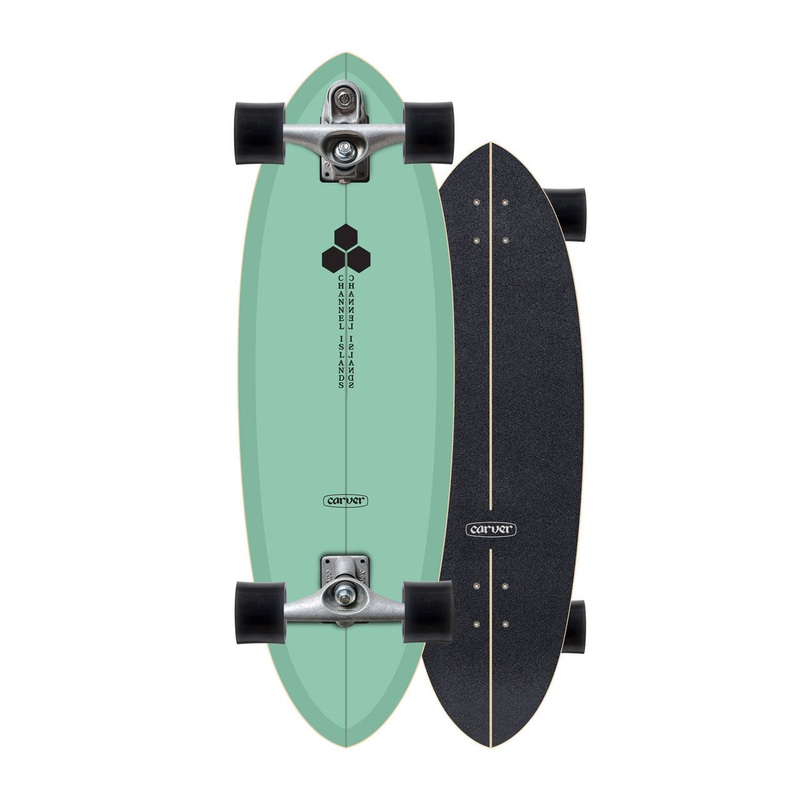 Carver Channel Islands Twin Pin Surfskate Complete C7 Raw (V3) – 31.75