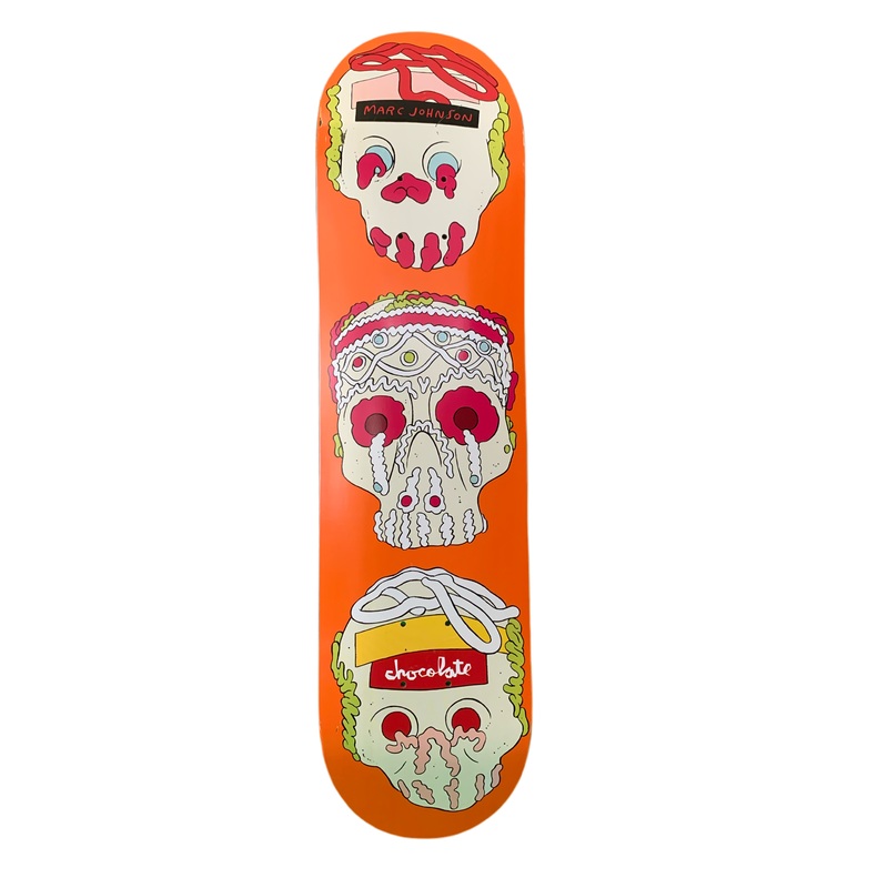 Chocolate Marc Johnson Skulls Art 7.8″ Classic Skateboard Deck