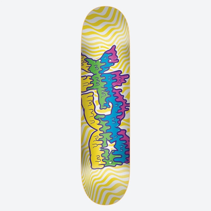 DGK Drippy UV Activated Skateboard Deck – 8.0 White