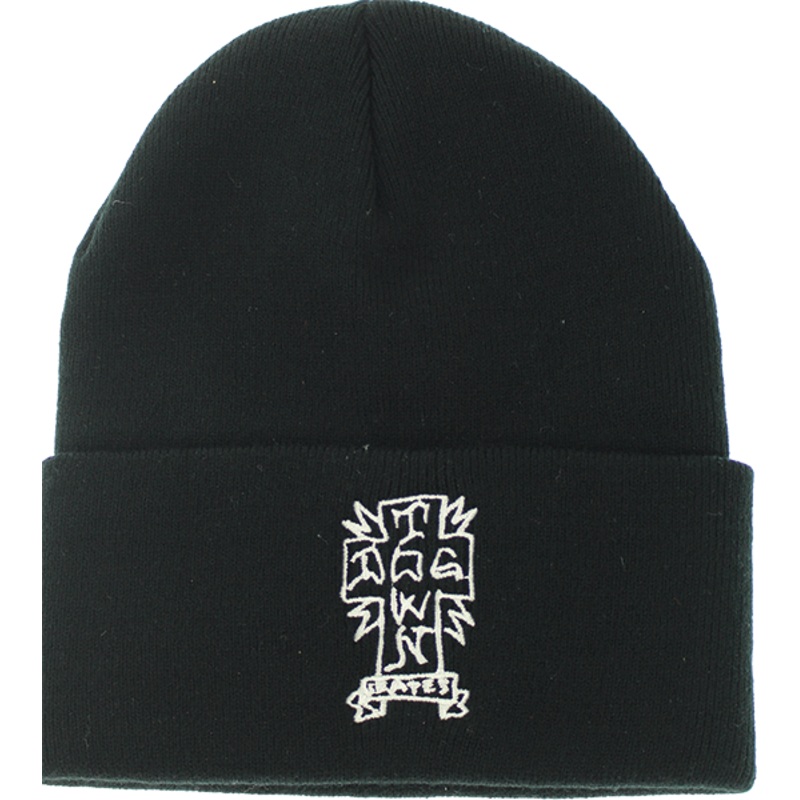 DT GONZ CROSS BEANIE BLACK