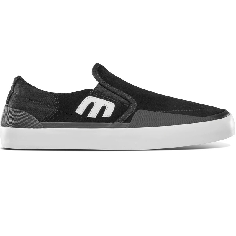 Etnies Shoes Marana Slip XLT – Black/White/Black 8 Black