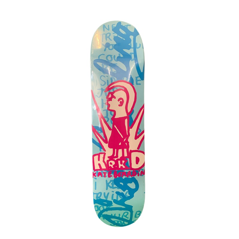 Krooked KRKD Skateboarding 7.6″ Classic Skateboard Deck